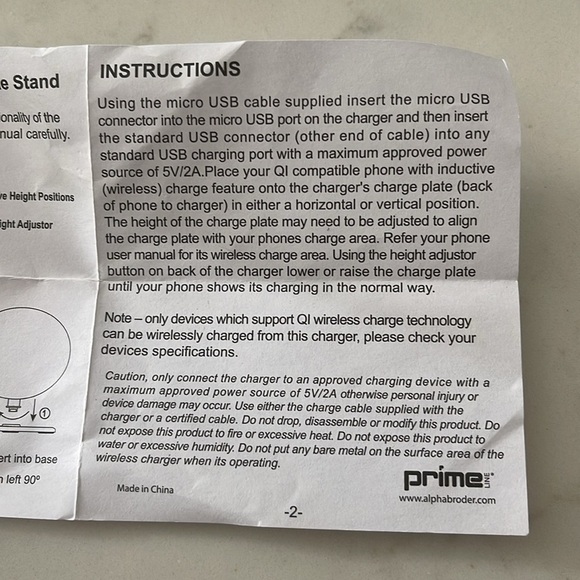 Wireless charger Phone stand - Picture 4 of 4
